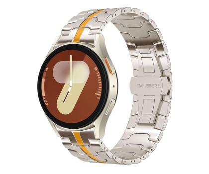 Pasek i akcesoria do zegarków Tech-Protect Stainless Line do Galaxy Watch 4 / 5 / 5 Pro / 6 / 7 / FE Or